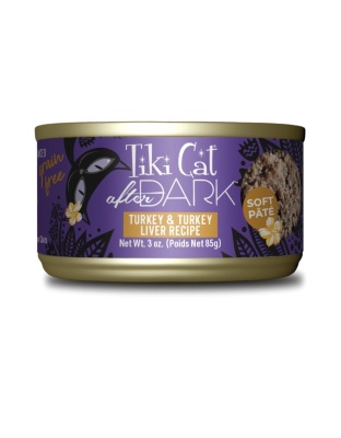 Tiki Pet Cat After Dark Pate Turkey 3Oz (12 per unit)