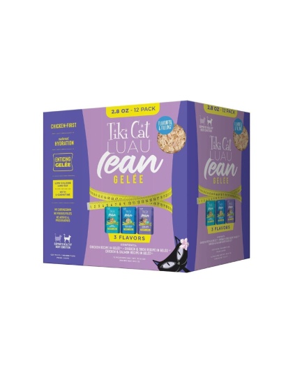 Tiki Pet Cat Luau Lean 2.8Oz Variety Pack