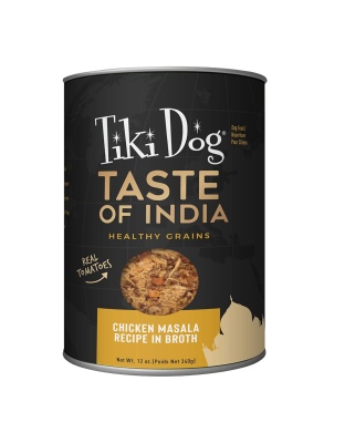 Tiki Pet Dog Gourmet Indian Chicken 12oz. (Case of 8)