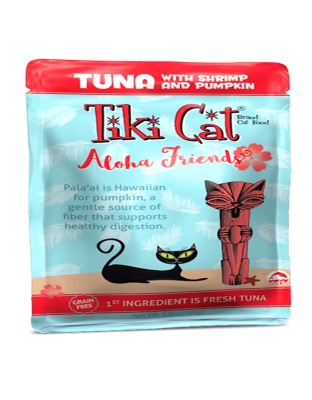 Tiki Pets Cat Aloha Tuna Shrimp 3oz. (Case of 12)