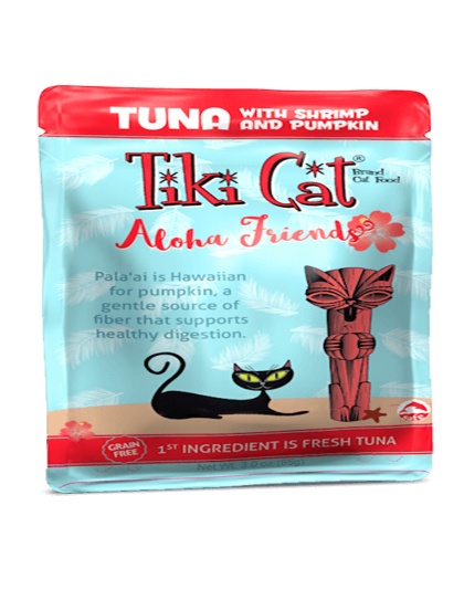 Tiki Pets Cat Aloha Tuna Shrimp 3oz. (Case of 12)