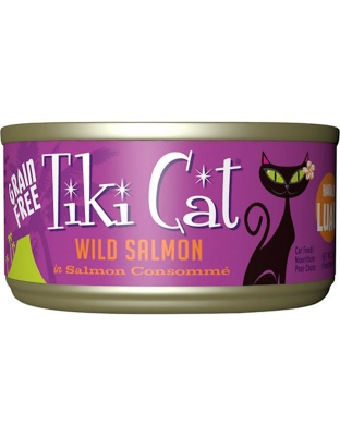 Tiki Pets Cat Hanalei Luau Salmon 2.8oz. (Case of 12)