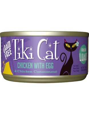 Tiki Pets Cat Koolina Luau Chicken and Eggs 2.8oz. (Case of 12)