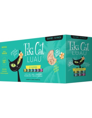Tiki Pets Cat Luau Emma Variety Pack 2.8oz. (Case of 12)