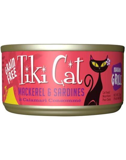 Tiki Pets Cat Makaha Grill Sardine 2.8oz. (Case of 12)