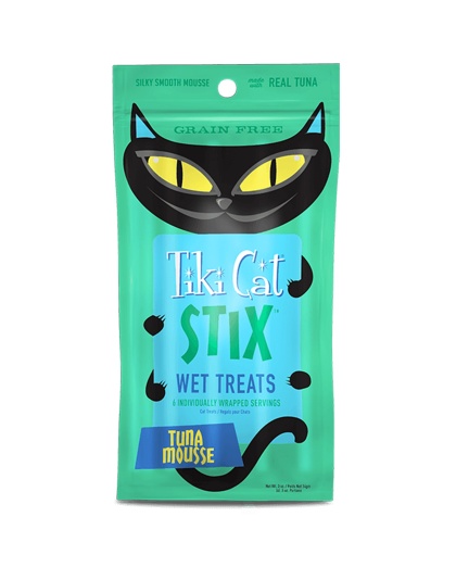 Tiki Pets Cat Stix Mousse Tuna 3oz. (Case of 12)