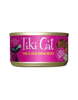 Tiki Pets Cat Lanai Grill Tuna Crab 2.8oz. (Case of 12)