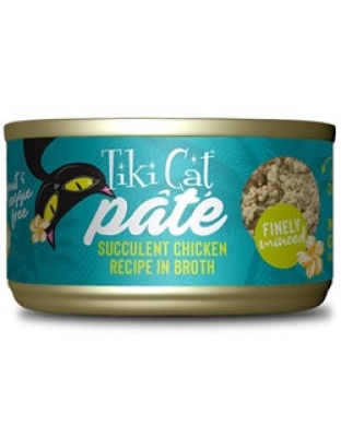 Tiki Pet Cat Luau Pate Succulent Chicken 2.8oz. (Case of 12)