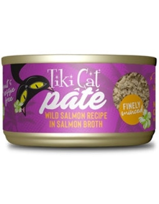 Tiki Pet Cat Luau Pate Wild Salmon 2.8oz. (Case of 12)