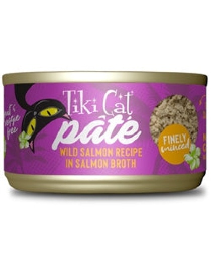 Tiki Pet Cat Luau Pate Wild Salmon 2.8oz. (Case of 12)