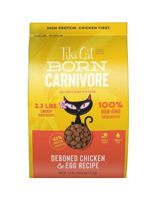 Tiki Pet Cat Carnivore Grain Free Chicken and Egg 2.8lbs.