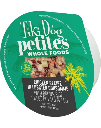 Tiki Pet Dog Luau Chicken Lobster Consomme 3oz. (Case of 4)