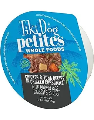Tiki Pet Dog Luau Chicken Tuna Consomme 3oz. (Case of 4)