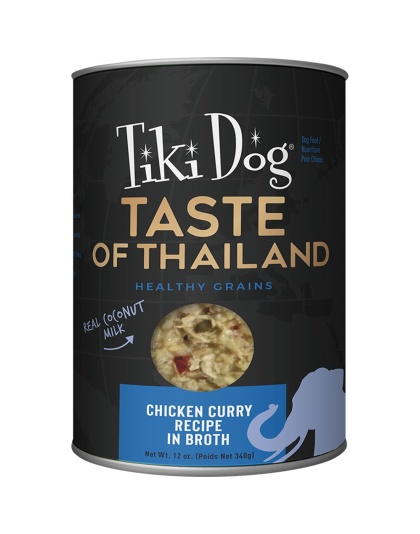 Tiki Pet Dog Taste Of The World Thailand Chicken 12oz. (Case of 8)