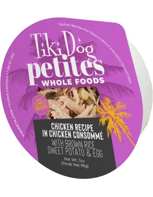 Tiki Pet Dog Luau Chicken Consomme 3oz. (Case of 4)