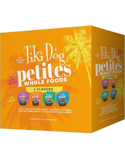 Tiki Pet Dog Wholefoods 3oz. Variety Pack (Case of 10)