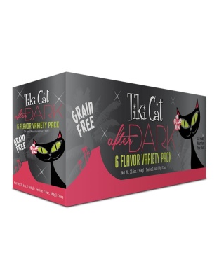 Tiki Pets Cat After Dark 5.5oz. Variety Pack (Case of 8)