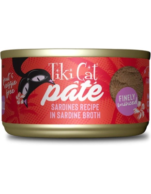 Tiki Pets Cat Grill Sardines Pate 2.8oz. (Case of 12)