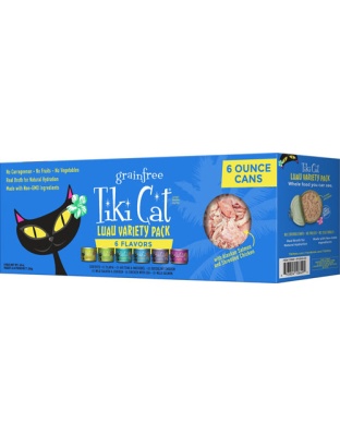 Tiki Pets Cat Luau 6oz. Variety Pack (Case of 8)