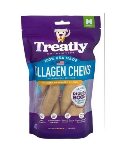 Treatly USA Collagen Twists Chicken 6in. 2 Pk