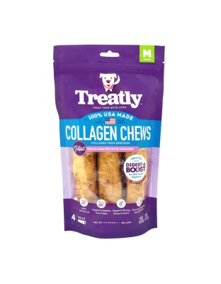 Treatly Collagen Chew Rolls Dog Treats Chicken, 1ea/MD, 4 pk