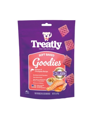 Treatly Soft Baked Goodies Dog Treats Salmon & Chickpeas, 1ea/5oz.