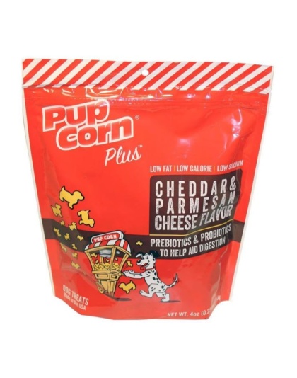 Pupcorn Plus Dog Treats Bacon/Peanut Butter 4oz.