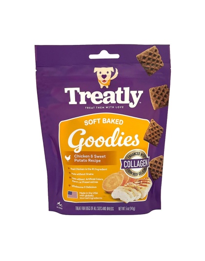 Treatly Soft Baked Goodies Dog Treats Chicken & Sweet Potato, 1ea/5oz.