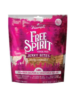Triumph Grain Free Jerky Bites Dog Treats Salmon/Sweet Potato 20oz.
