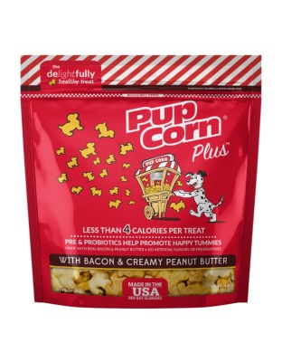 Pupcorn Plus Dog Treats Chicken/Cheddar Cheese 4oz.