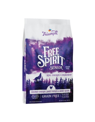 Free Spirit Grain Free Senior Food Chicken/Sweet Potato 13Lbs.
