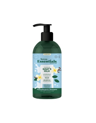 TropiClean Essentials Goat's Milk Shampoo for Dogs, Puppies & Cats 1ea/16 oz