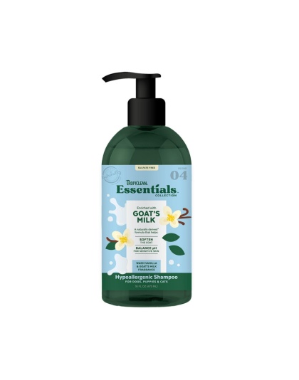 TropiClean Essentials Goat's Milk Shampoo for Dogs, Puppies & Cats 1ea/16 oz
