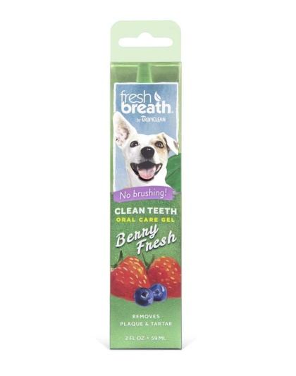 TropiClean Fresh Breath Berry Clean Teeth Oral Care Gel For Dogs 1ea/2 oz