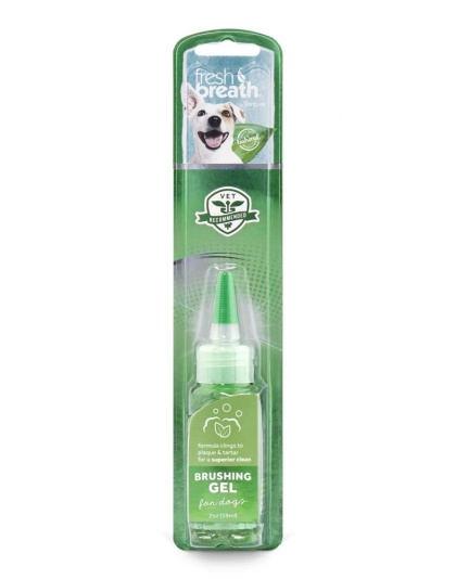 TropiClean Fresh Breath Brushing Dental & Oral Care Gel for Dogs 1ea/2 oz