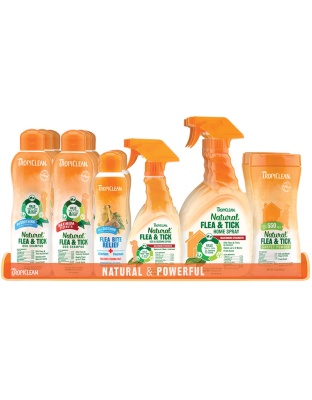 TropiClean Natural Flea & Tick Counter Display 1ea/15Pc