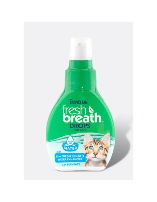 TropiClean Fresh Breath Oral Care Water Additive for Cats 1ea/2.2 Fl. oz