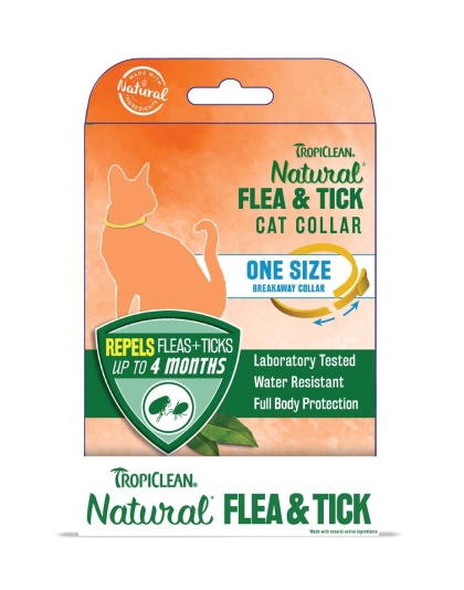 TropiClean Natural Flea & Tick Cat Collar Counter Display 1ea/One Size, 6 pk