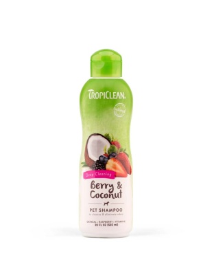 TropiClean Berry & Coconut Deep Cleansing Shampoo for Pets 1ea/20 fl oz