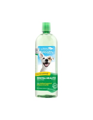 TropiClean Fresh Breath Oral Care Water Additive for Dogs 1ea/33.8 fl oz