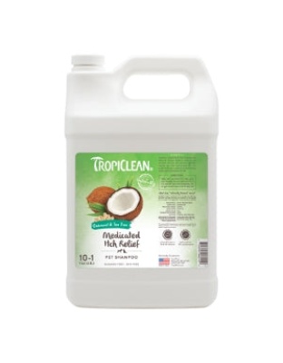 TropiClean Oatmeal & Tea Tree Medicated Itch Relief Shampoo for Pets 1ea/1 gal
