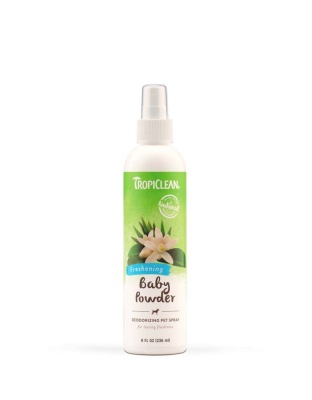 TropiClean Baby Powder Deodorizing Spray for Dogs 1ea/8 fl oz