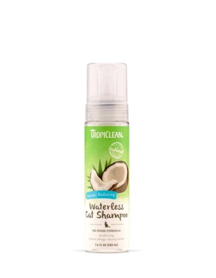 TropiClean Dander Reducing Waterless Shampoo for Cats 1ea/7.4 Fl. oz