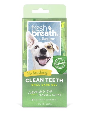 TropiClean Fresh Breath Oral Care Gel for Dogs 1ea/4 oz
