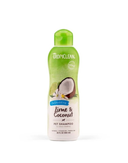 TropiClean Lime & Coconut Shed Control Shampoo for Pets 1ea/20 fl oz