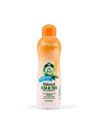 TropiClean Natural Flea & Tick Soothing Shampoo for Dogs 1ea/20 fl oz