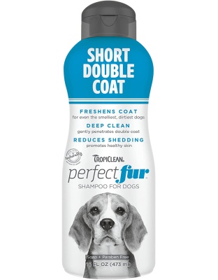 TropiClean PerfectFur Short Double Coat Shampoo for Dogs 1ea/16 oz