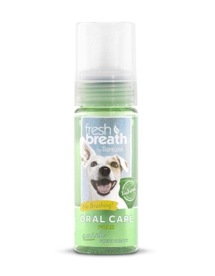 TropiClean Fresh Breath Mint Foam for Dogs 1ea/4.5 oz