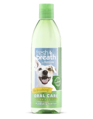 TropiClean Fresh Breath Oral Care Water Additive for Dogs 1ea/16 fl oz