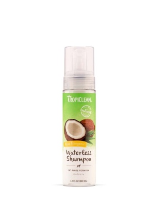 TropiClean Hypoallergenic Waterless Shampoo for Dogs 1ea/7.4 fl oz